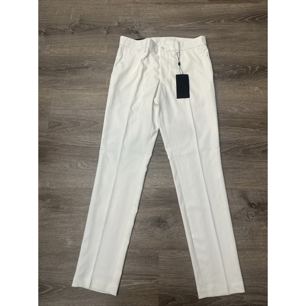 J. Lindeberg Men's Golf Pants White 30x32